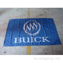 Buick flagga 90 * 150 CM 100% polyster Buick blå banner